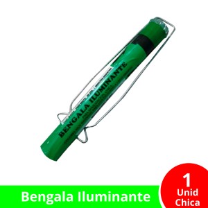 BENGALA ILUMINANTE CHICA VERDE x 1u